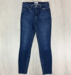 Paige Womens Hoxton Ankle Blue Denim Skinny Jeans Size 29