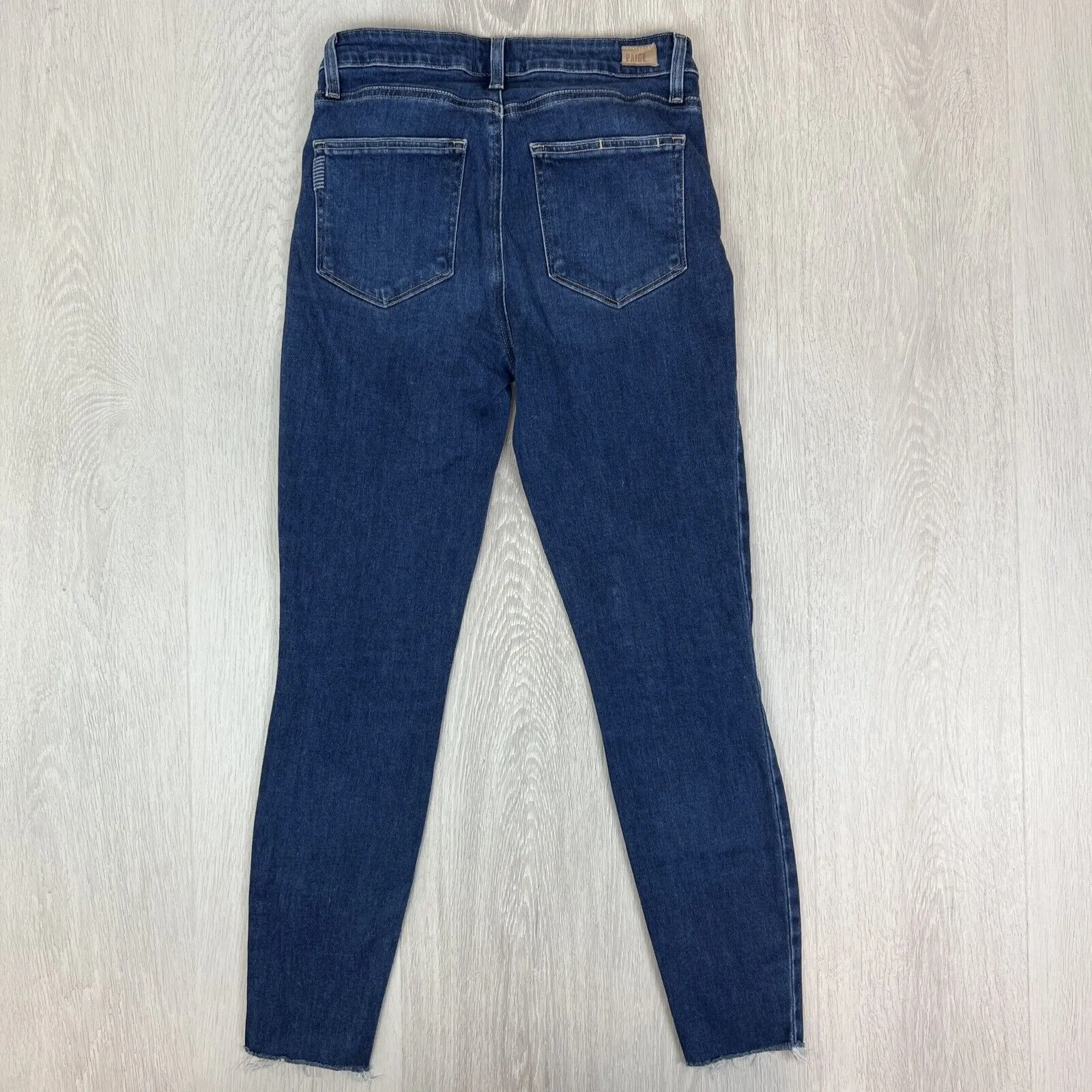 Paige Womens Hoxton Ankle Blue Denim Skinny Jeans Size 29