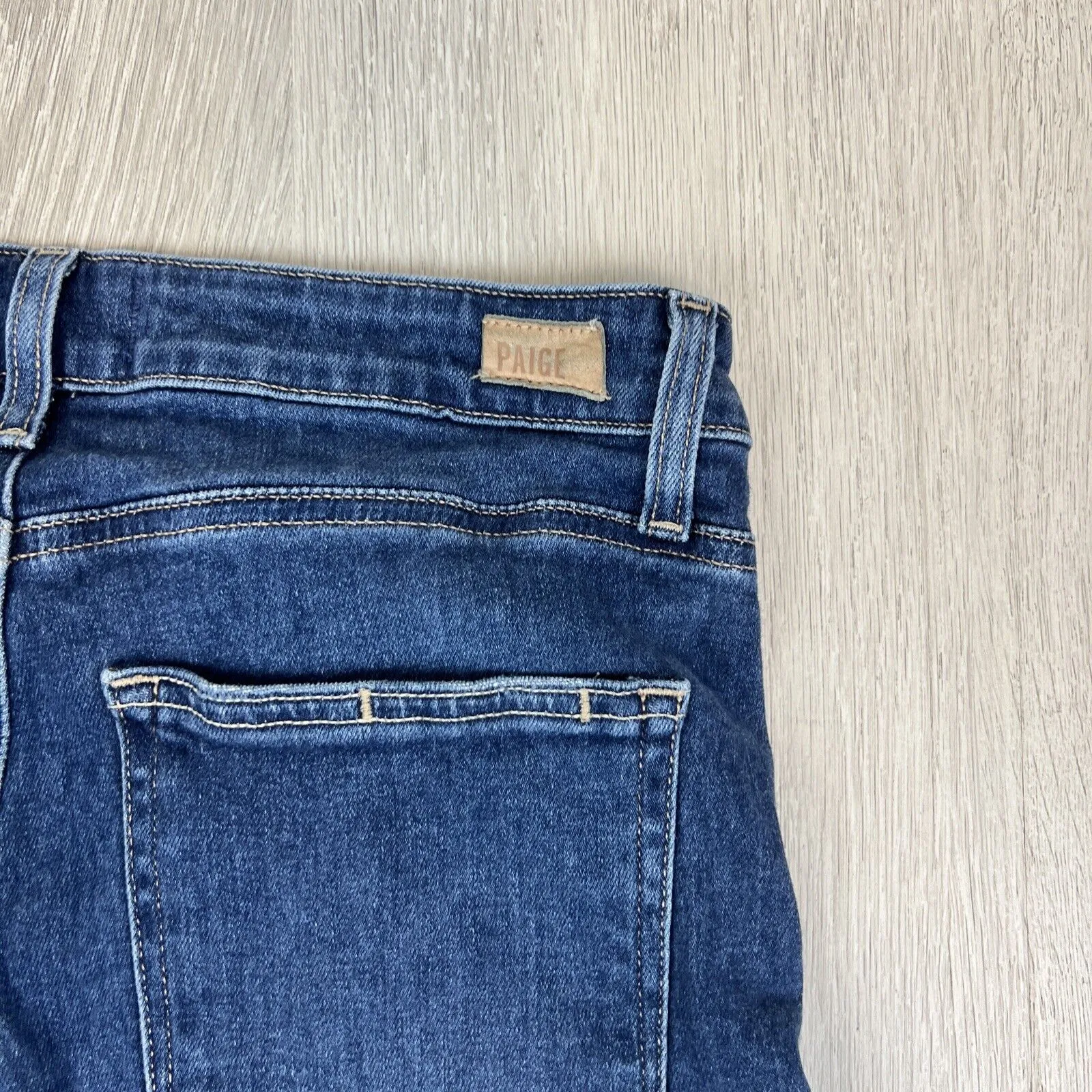 Paige Womens Hoxton Ankle Blue Denim Skinny Jeans Size 29