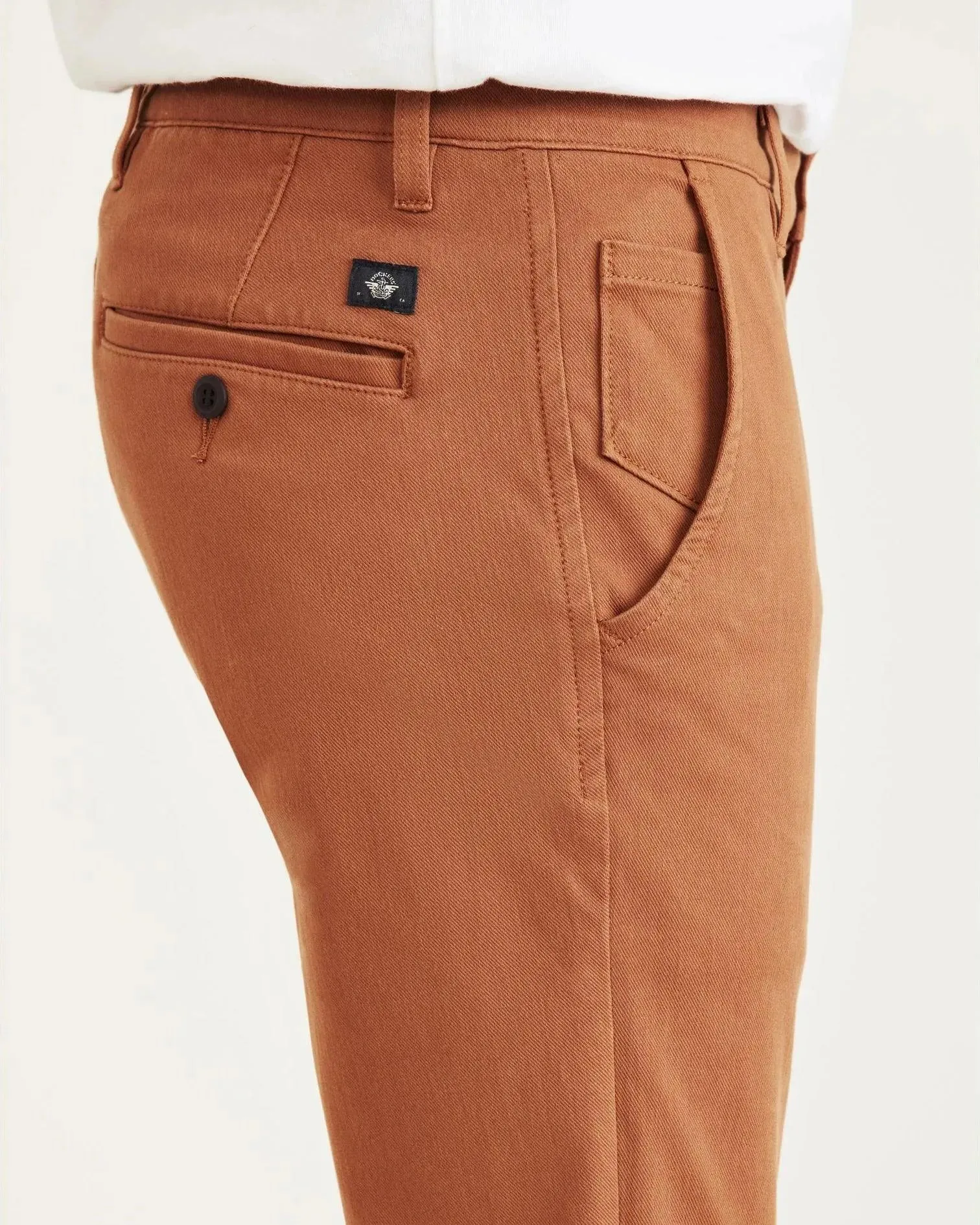 Pantalón Chino Dockers de Hombre Skinny Fit Supreme Flex Alpha Mocha Bisque Brown