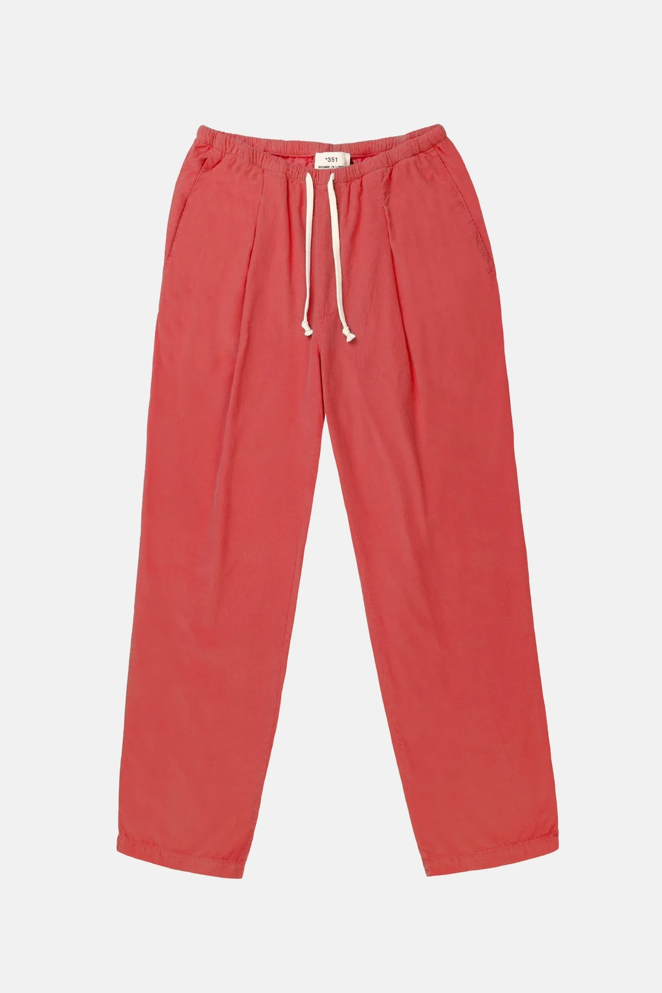 PANTS CHINO SMALL CORDS FRAMBOISE