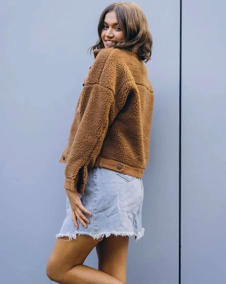 Paper Heart Teddy Jacket