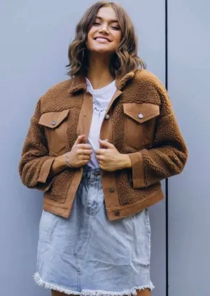 Paper Heart Teddy Jacket