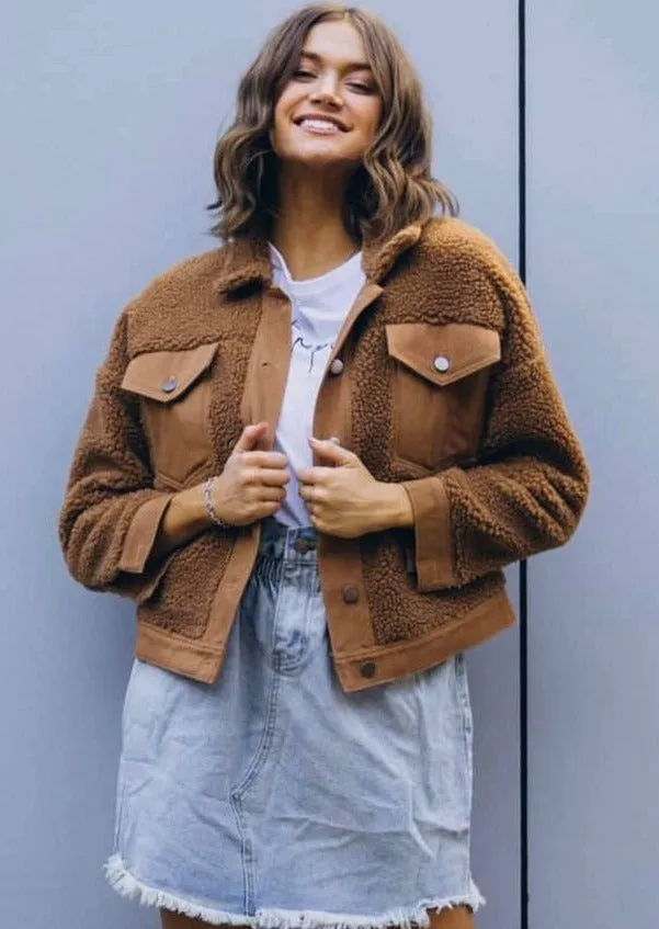 Paper Heart Teddy Jacket