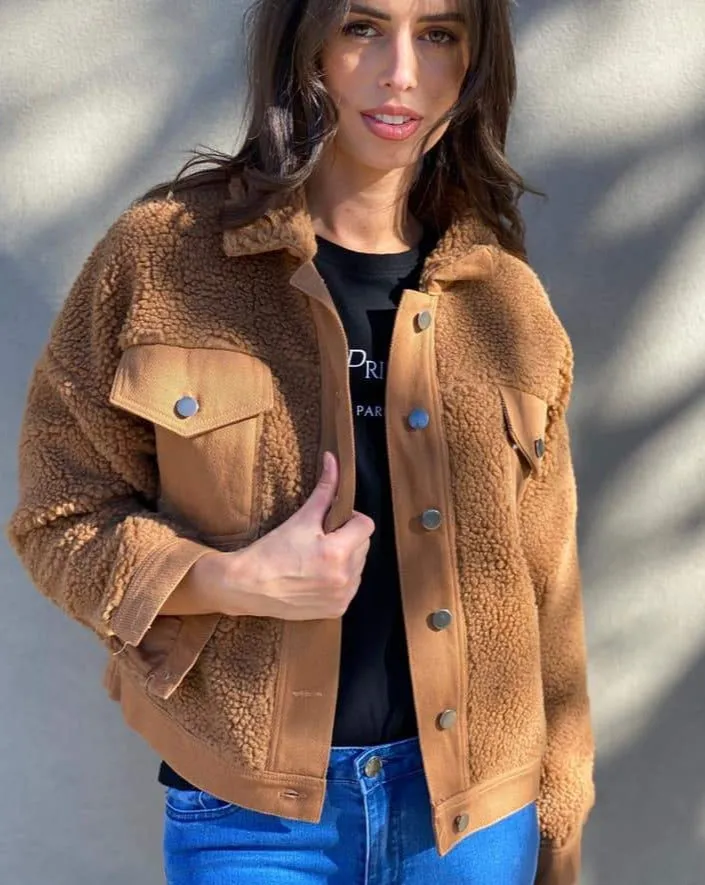 Paper Heart Teddy Jacket