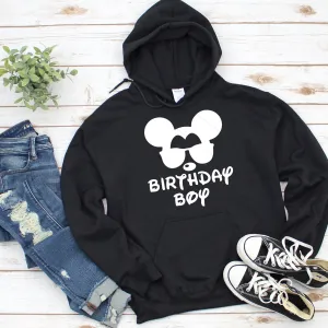 Personalised Birthday Boy Hoodie | Mickey Mouse Birthday Hoodie