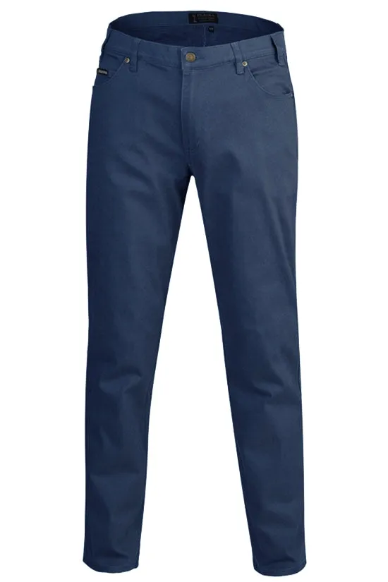 Pilbara Men's Cotton Stretch Jean - Gunmetal