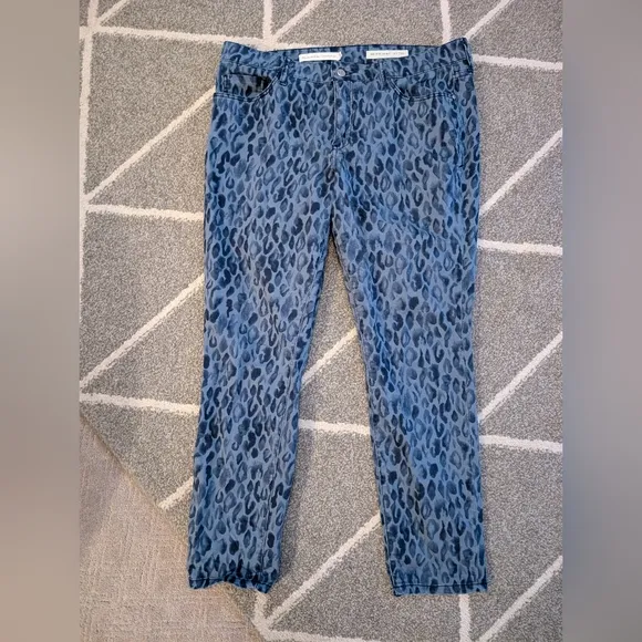 Pilcro and the Letterpress Anthropologie Animal Print Denim‎