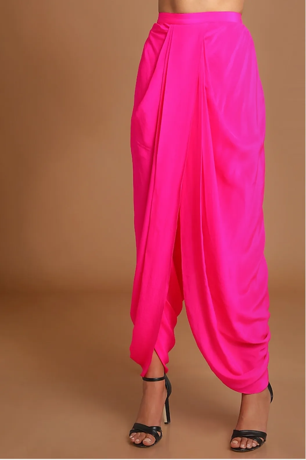 Pink Dhoti Print Masaba Set
