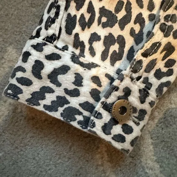 PISTOLA Cheetah Jean Jacket