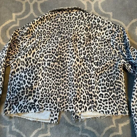 PISTOLA Cheetah Jean Jacket