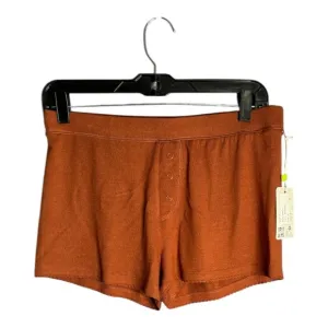 PJ Salvage Brown Mid Rise Lounge Pull On Shorts Size Medium