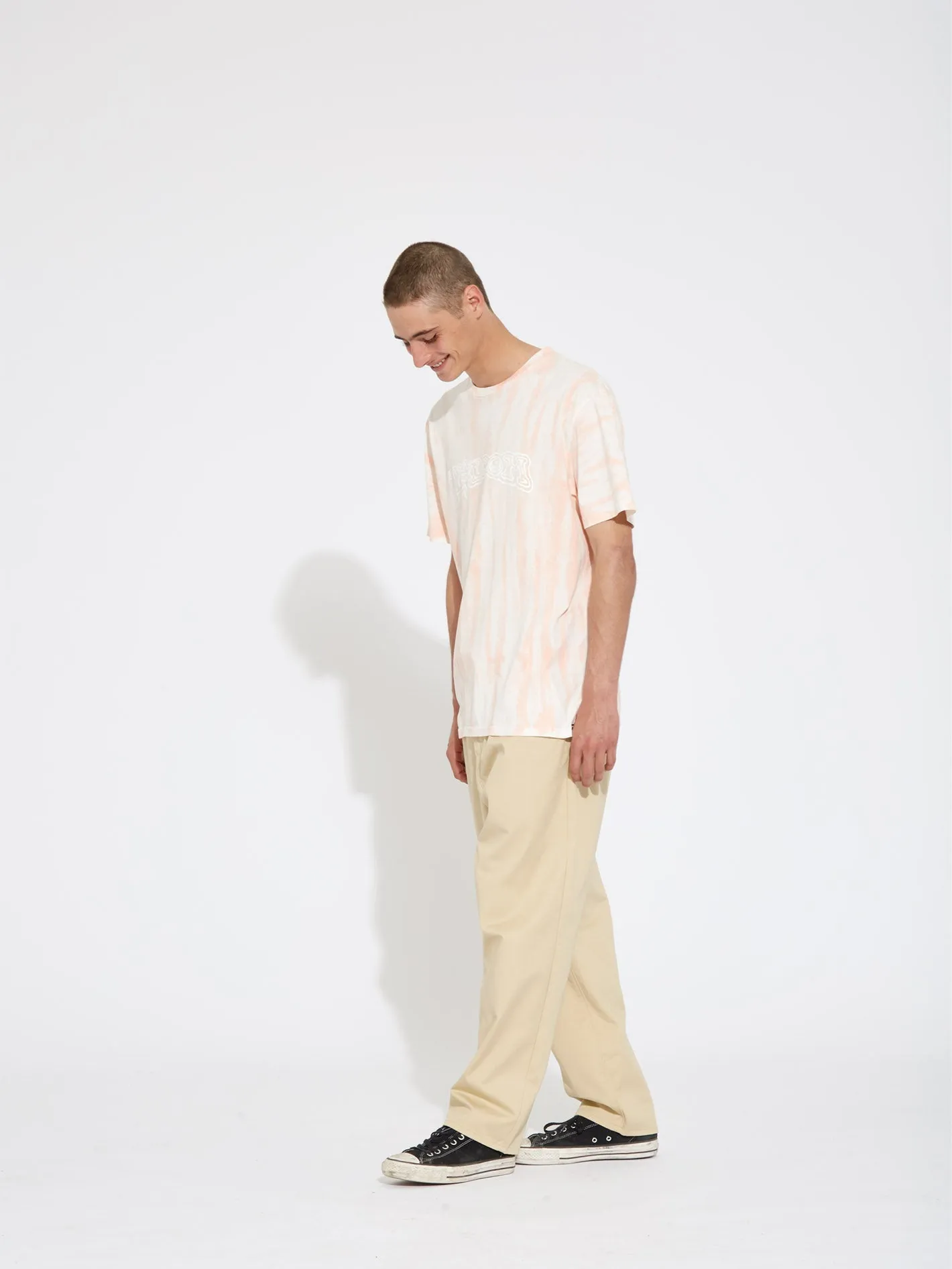 Pleated Chino Hose - ALMOND