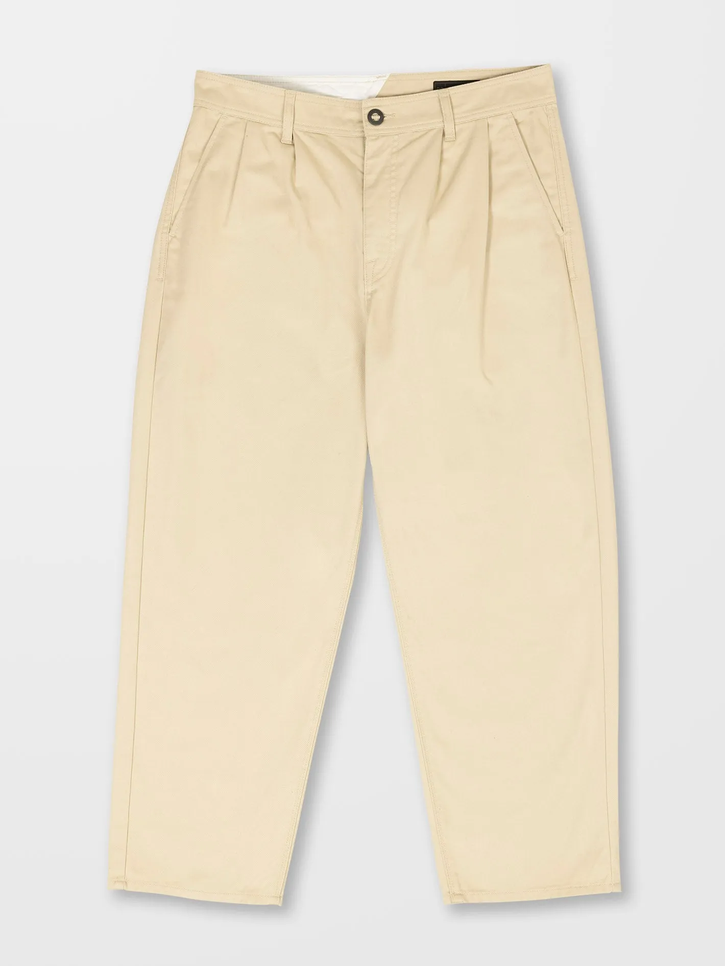 Pleated Chino Hose - ALMOND