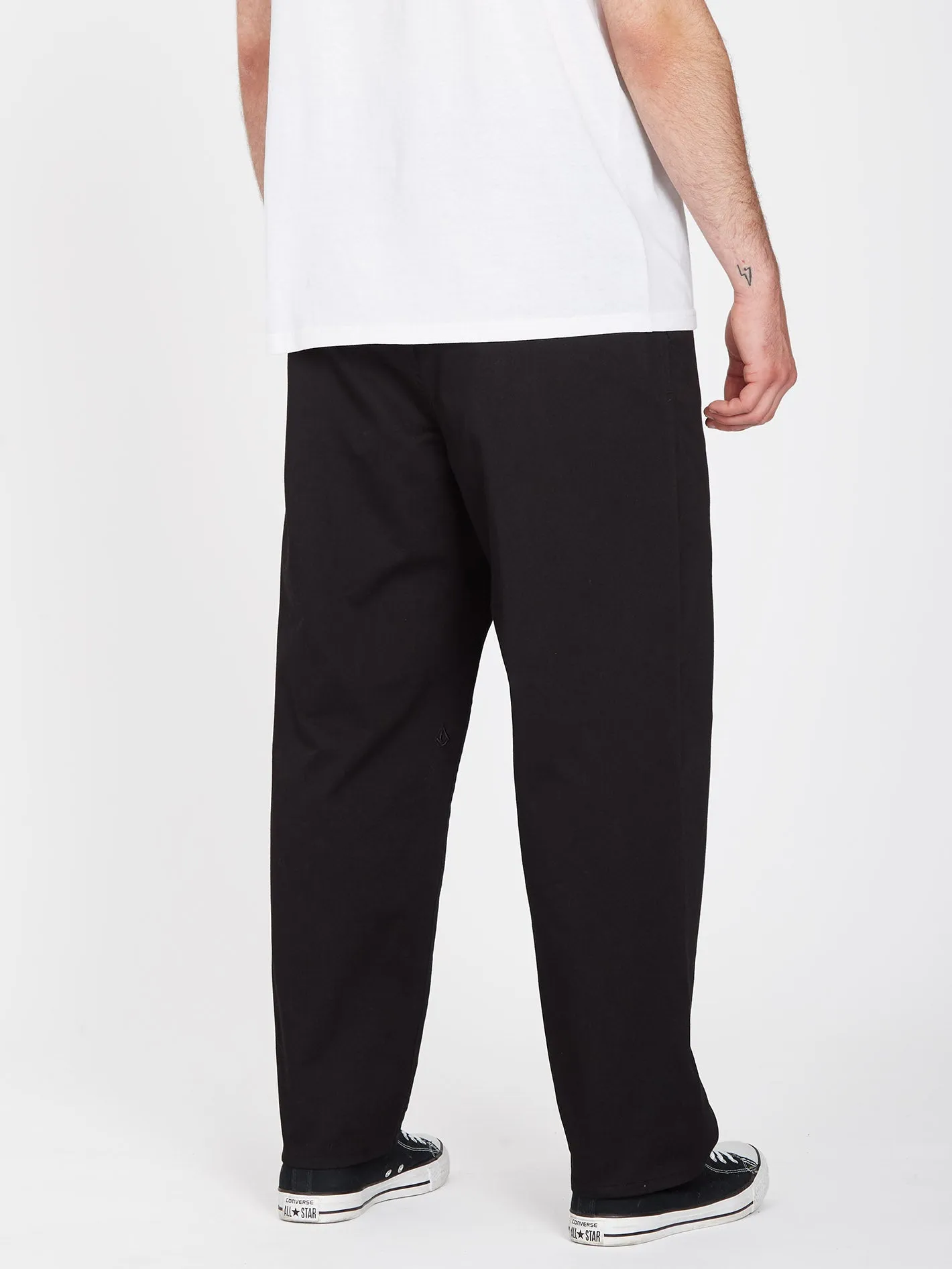 Pleated Chino Hose - BLACK