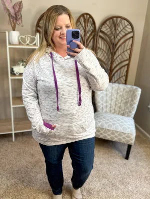 Plum Perfect Pullover Hoodie w/Thumbholes