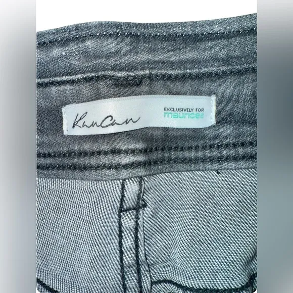 Plus Size 24 Short KanCan Skinny High Rise Black Jean NWOT