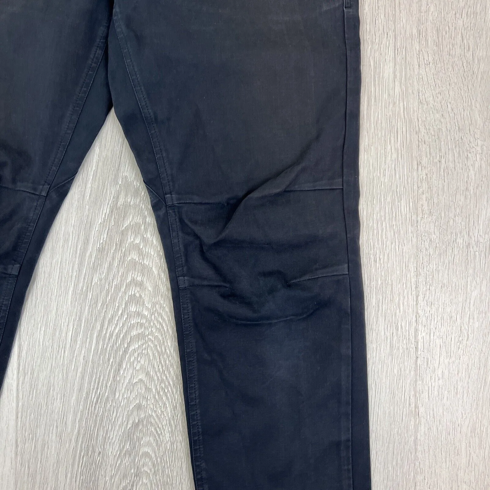Politix Mens Navy Blue Slim Stretch Chino Pants Size 30 'Gambier'