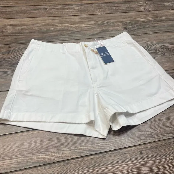 Polo Ralph Lauren Women’s 3” Chino Twill Short White‎ Size 10 NWT $128