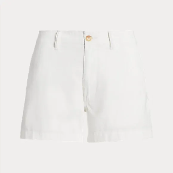 Polo Ralph Lauren Women’s 3” Chino Twill Short White‎ Size 10 NWT $128