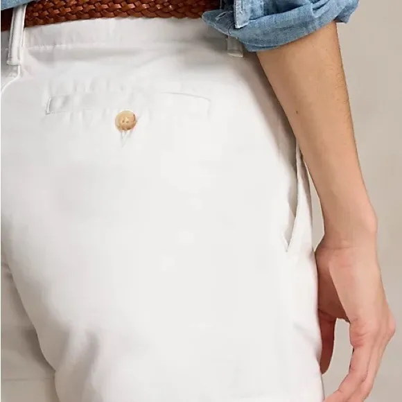 Polo Ralph Lauren Women’s 3” Chino Twill Short White‎ Size 10 NWT $128