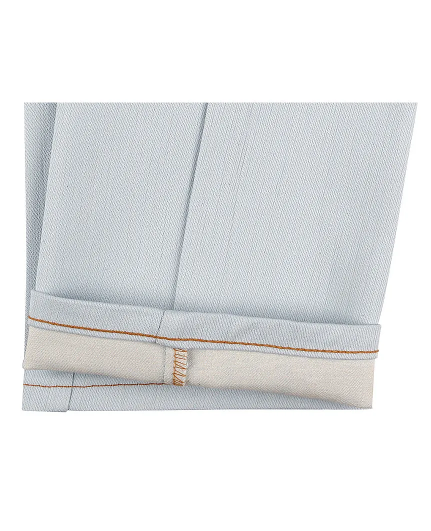 Powder Blue Power-Stretch Super Skinny Guy Pale Blue