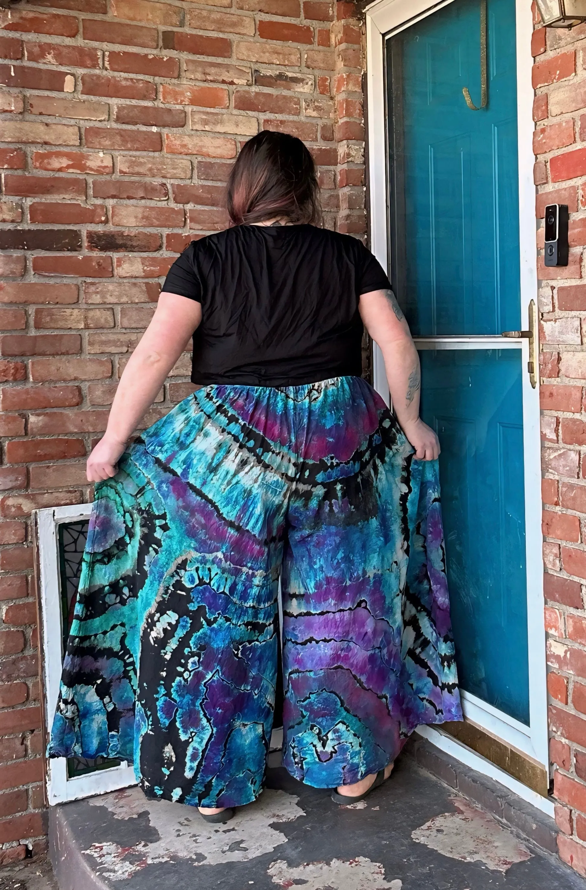 Preorder for flowy Reversed Tie Dye Pants with pockets