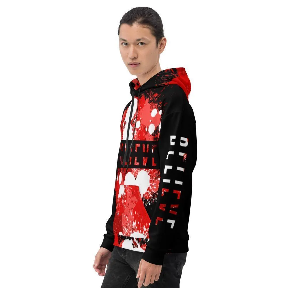 P.S. I Believe Too Unisex Red Pullover Hoodie