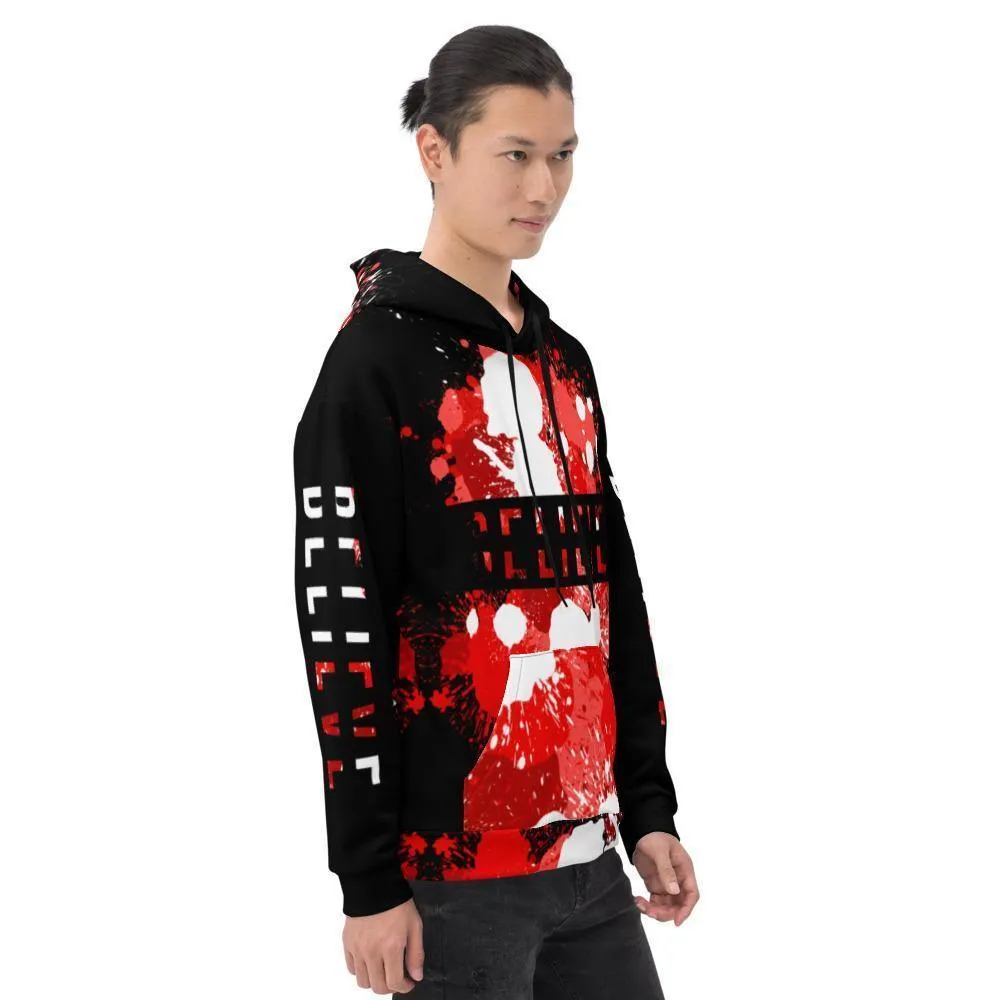 P.S. I Believe Too Unisex Red Pullover Hoodie
