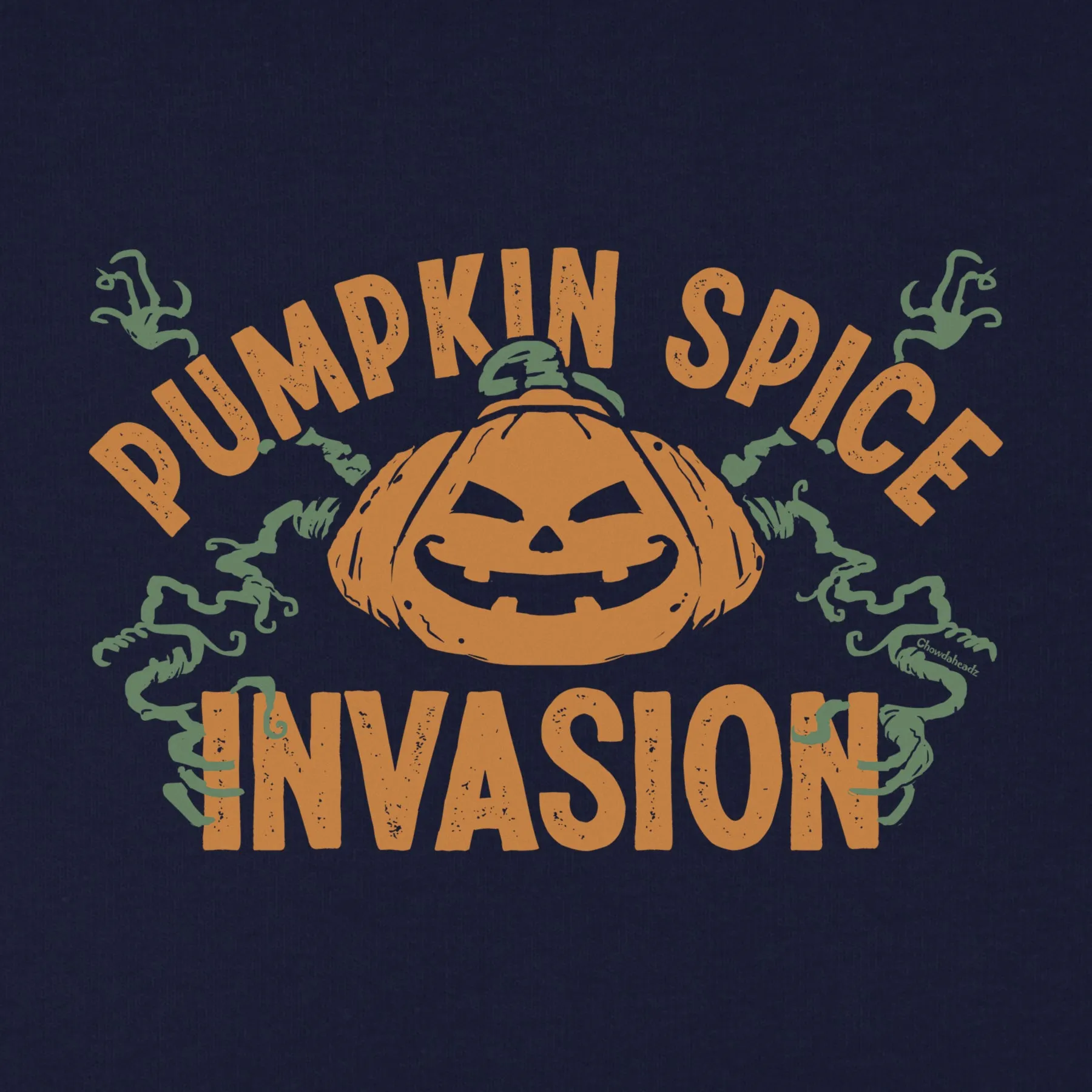 Pumpkin Spice Invasion Youth Hoodie