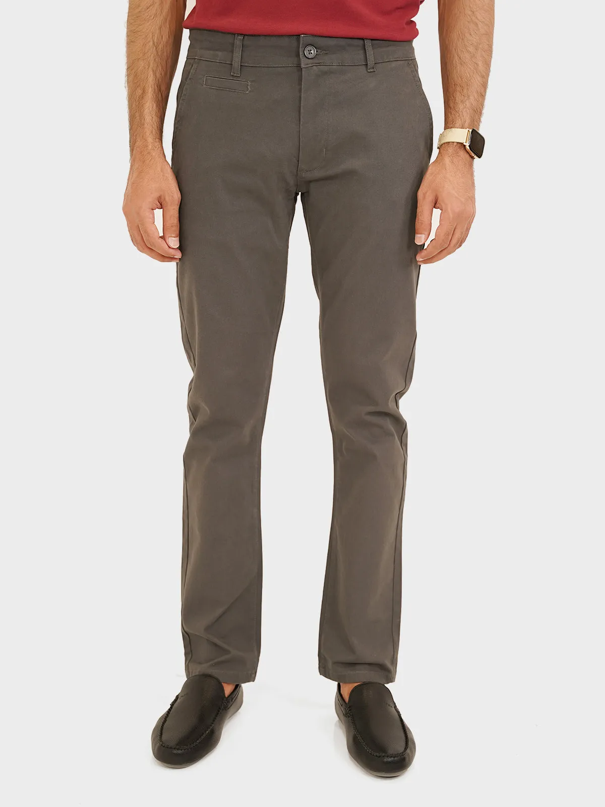 "ADHAM" Casual Twill Chino Pant