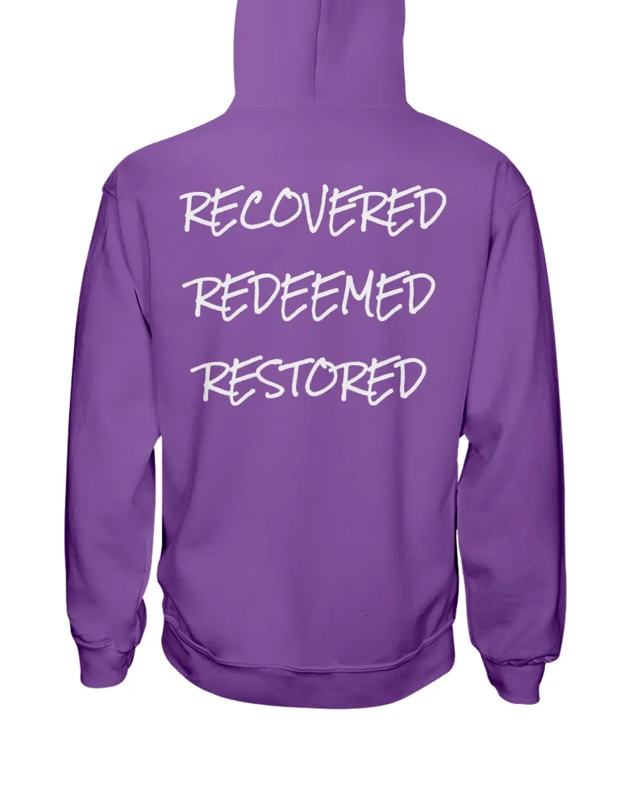 R3 Hoodie (Recovered, Redeemed, Restored)