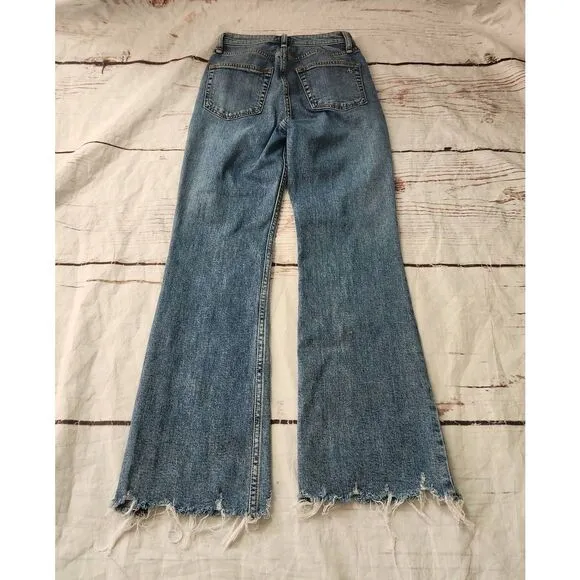 Rag &amp; bone Casey High Rise Ankle Flare Jeans Size 23