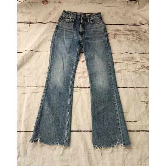 Rag &amp; bone Casey High Rise Ankle Flare Jeans Size 23