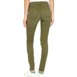 Rag &amp; Bone Skinny Fatigue Olive Soft Stretch Jean