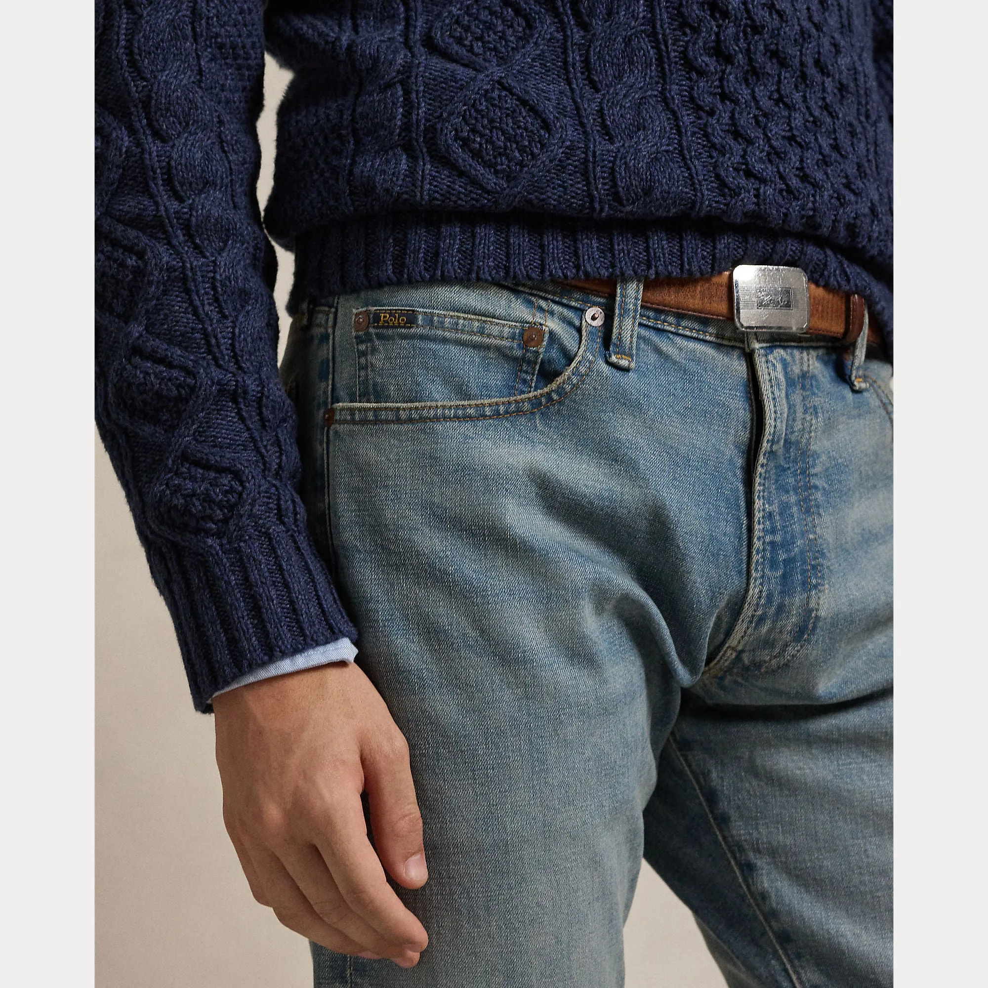 Ralph Lauren Mens Dixon Stretch Jean - Blue