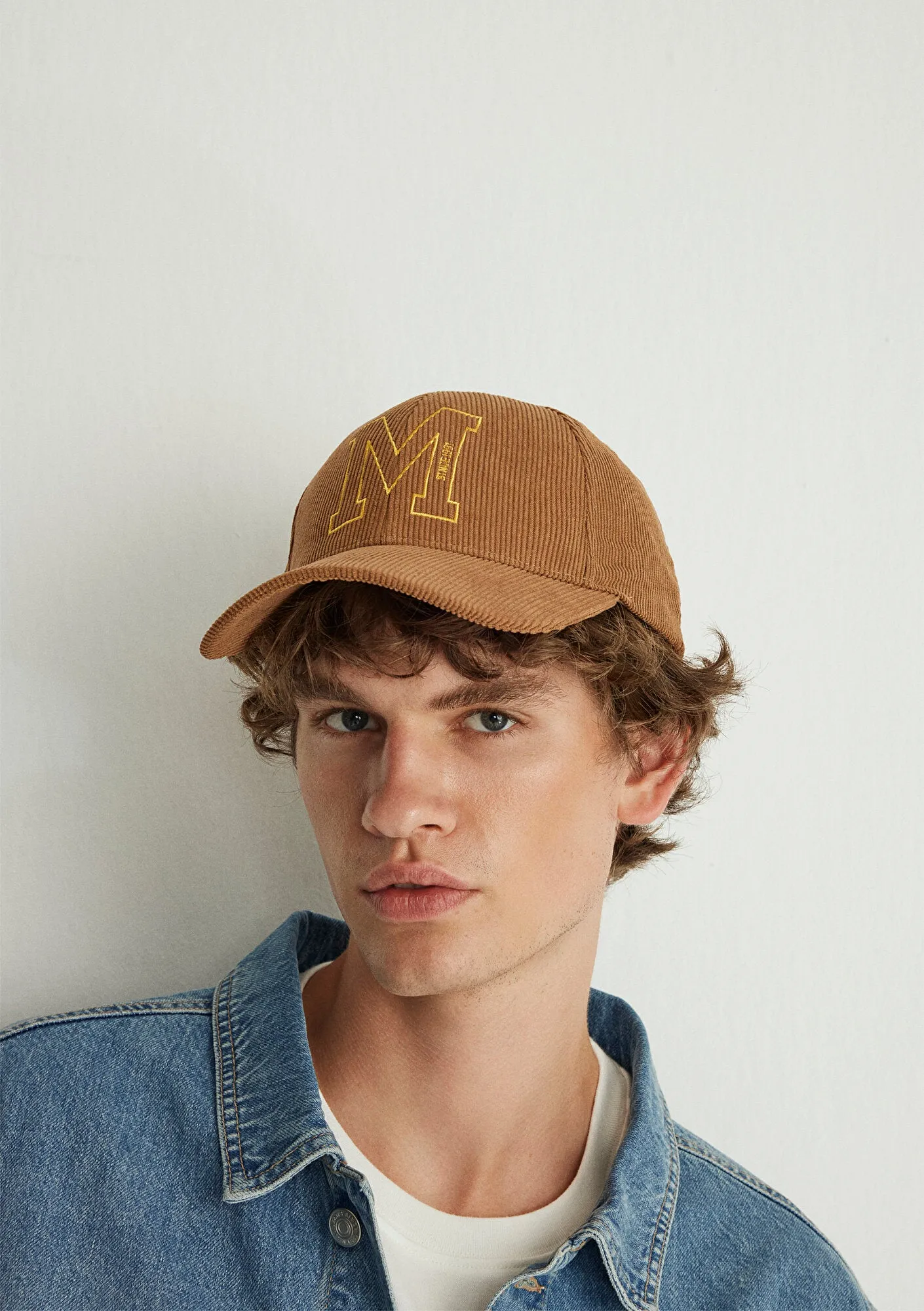 Ray Used Blue College Denim Jean Jacket