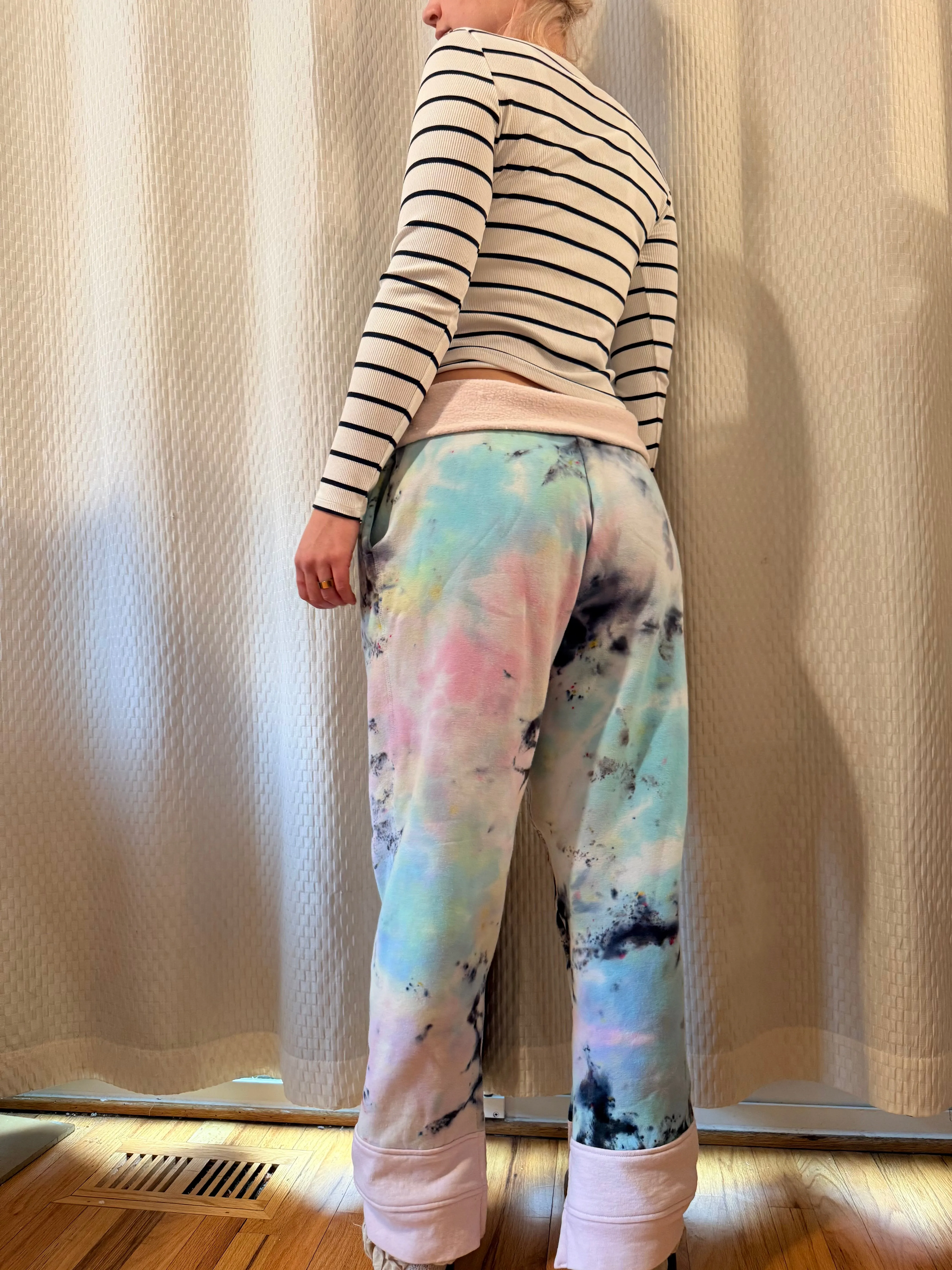 Reclaimed Patchwork Stained Glass Sweatpants