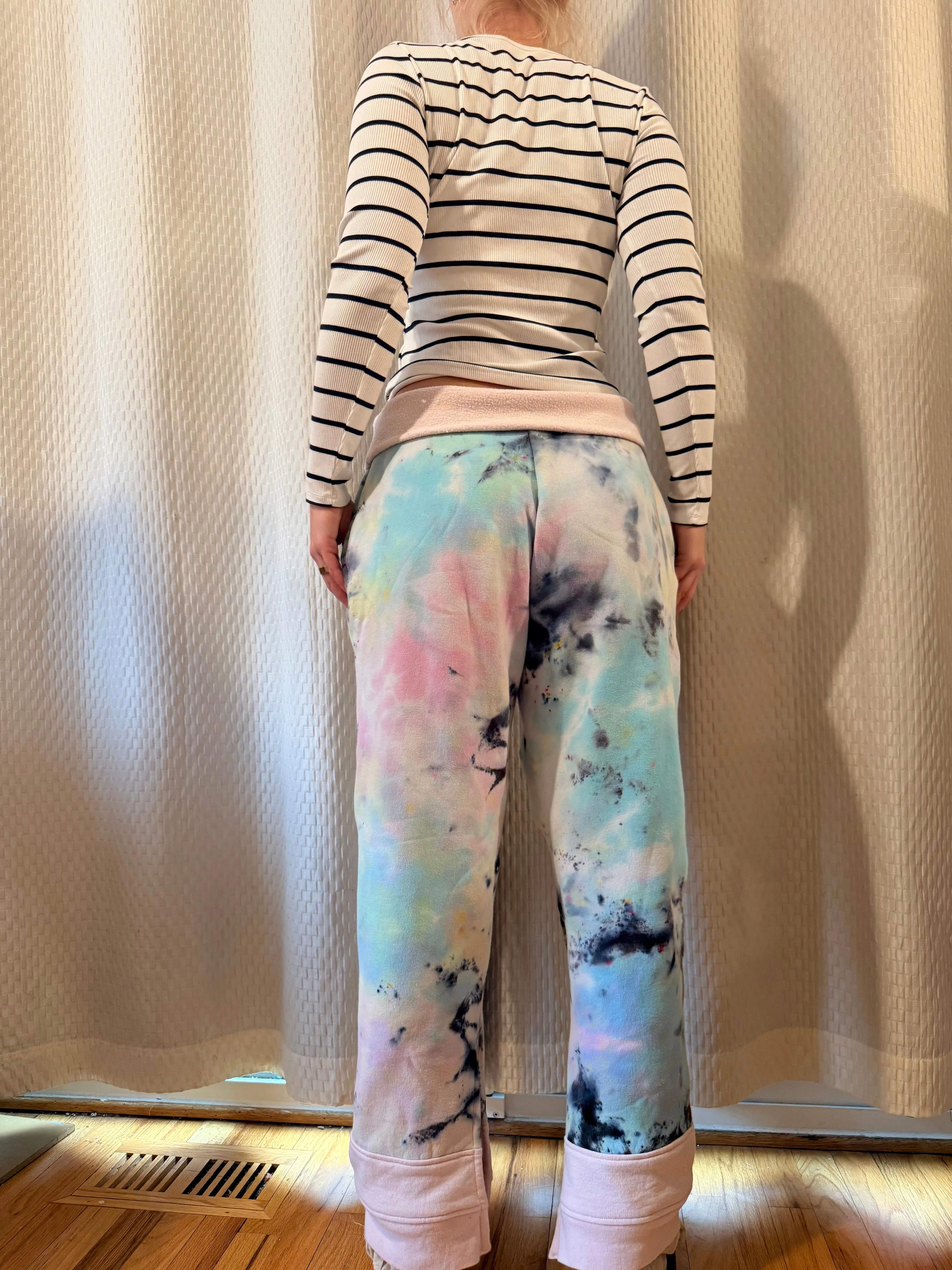 Reclaimed Patchwork Stained Glass Sweatpants