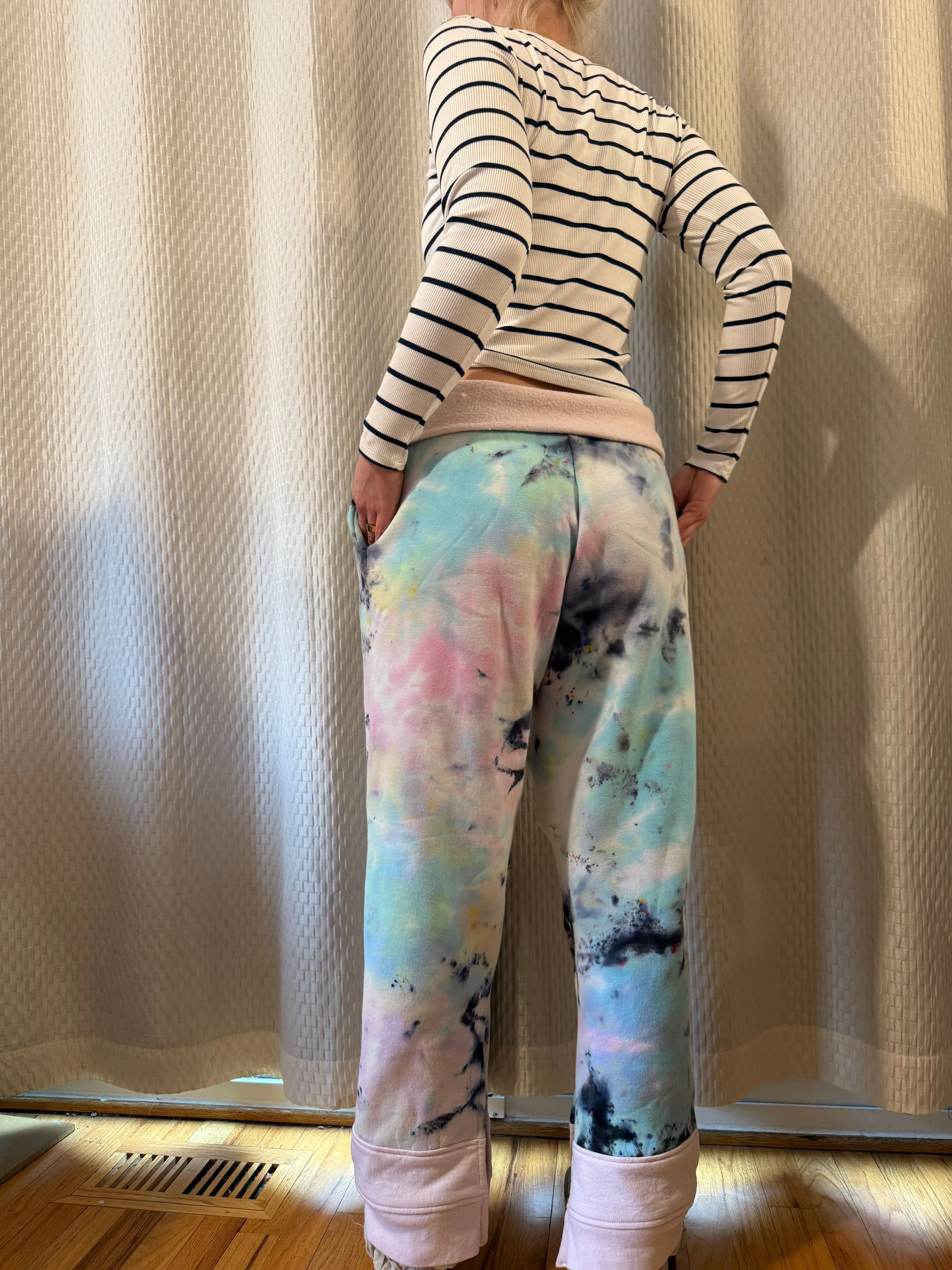 Reclaimed Patchwork Stained Glass Sweatpants