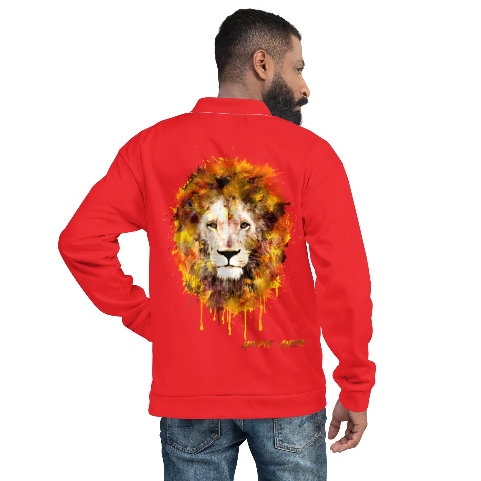 Red Bomber Jacket - OG Hippie Dude