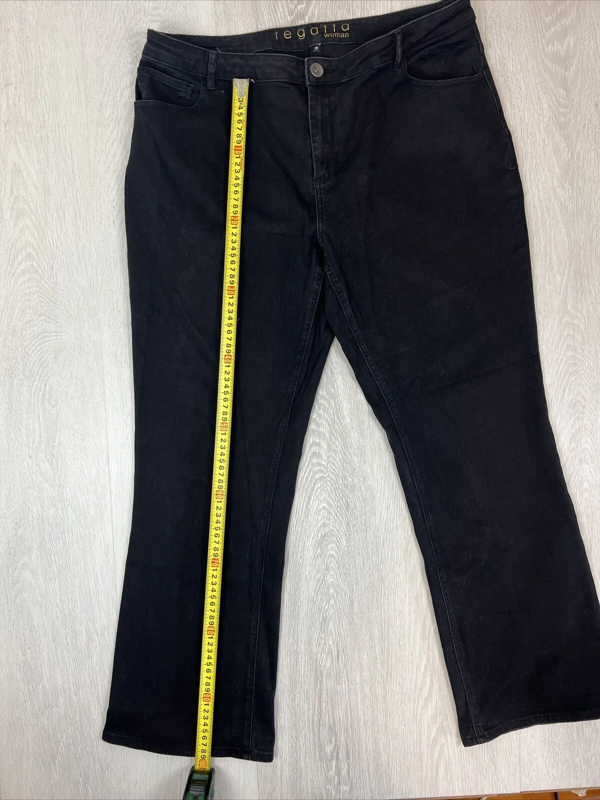 Regatta Womens Black Stretch Jeans Size 18