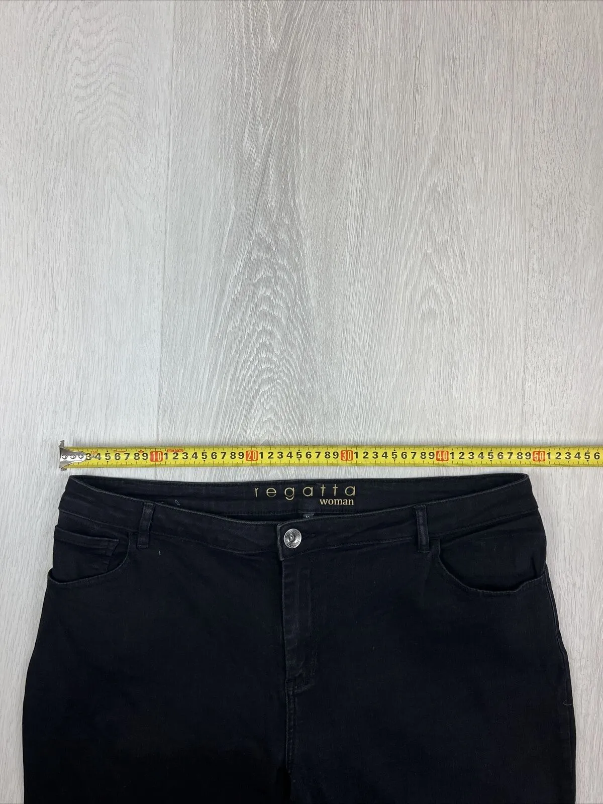 Regatta Womens Black Stretch Jeans Size 18