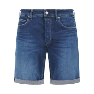 REPLAY RBJ.981 BERMUDA TAPERED FIT DENIM SHORTS