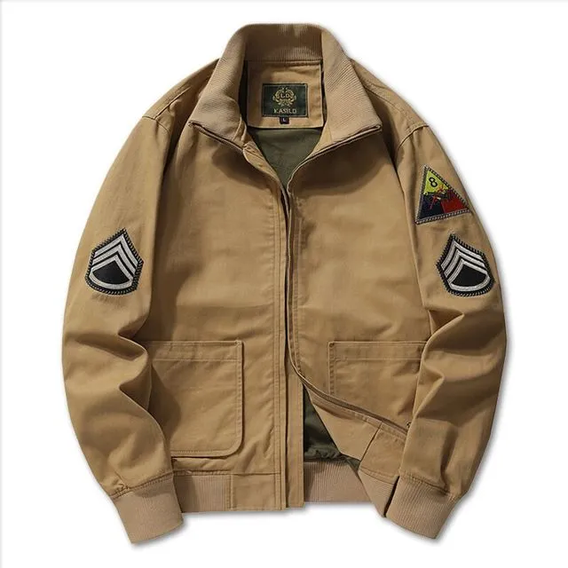 Retro Cotton Clothing Army Bomber Jacket