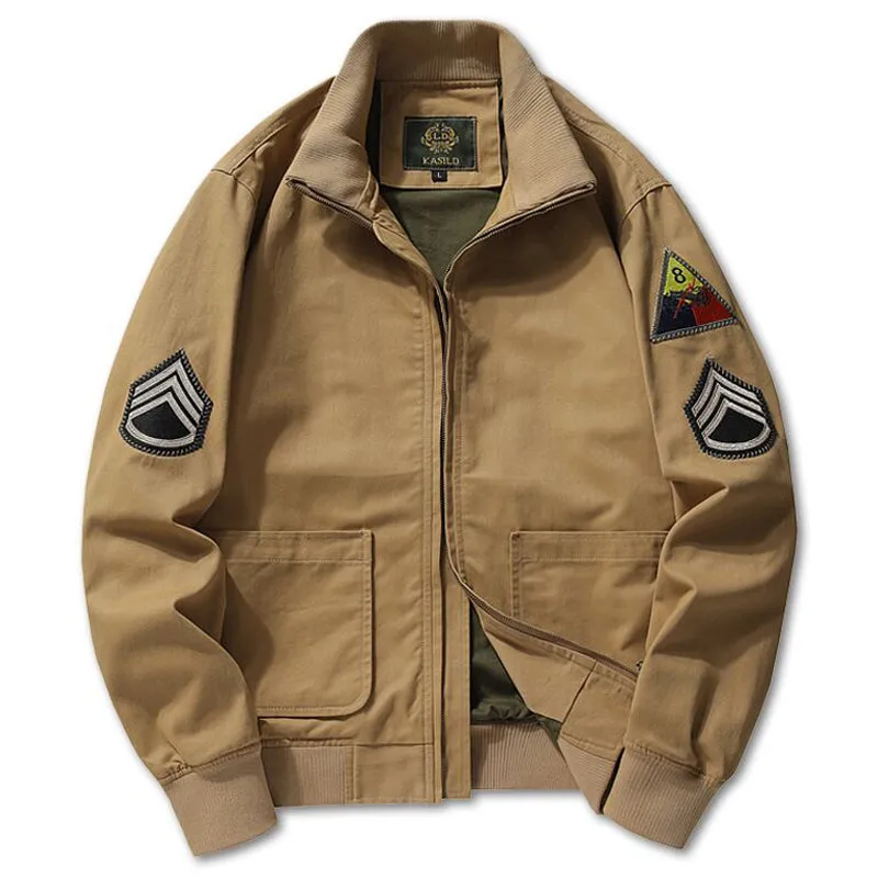 Retro Cotton Clothing Army Bomber Jacket