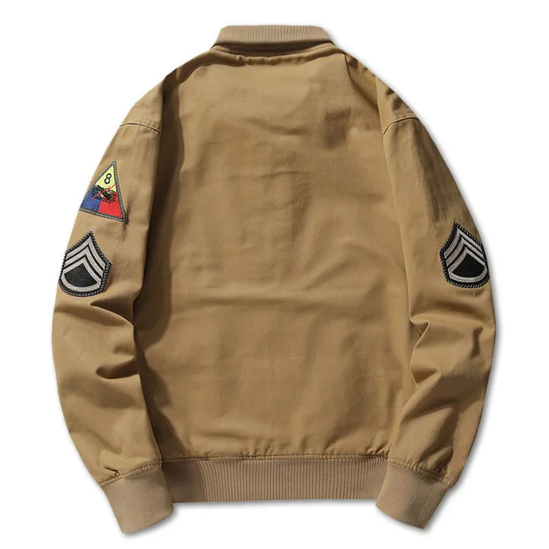 Retro Cotton Clothing Army Bomber Jacket