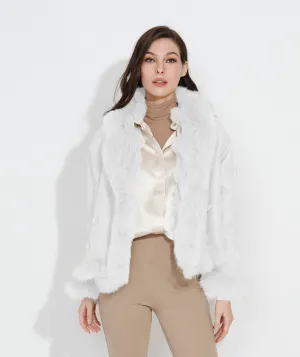 Reversible Bomber in Arctic White