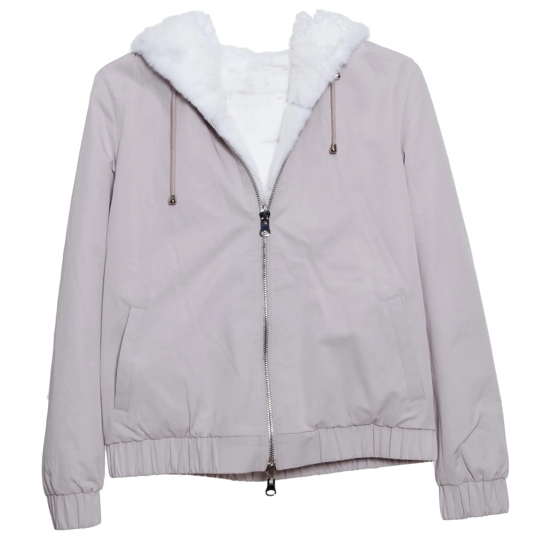 Reversible Rex Bomber Burgundy/White