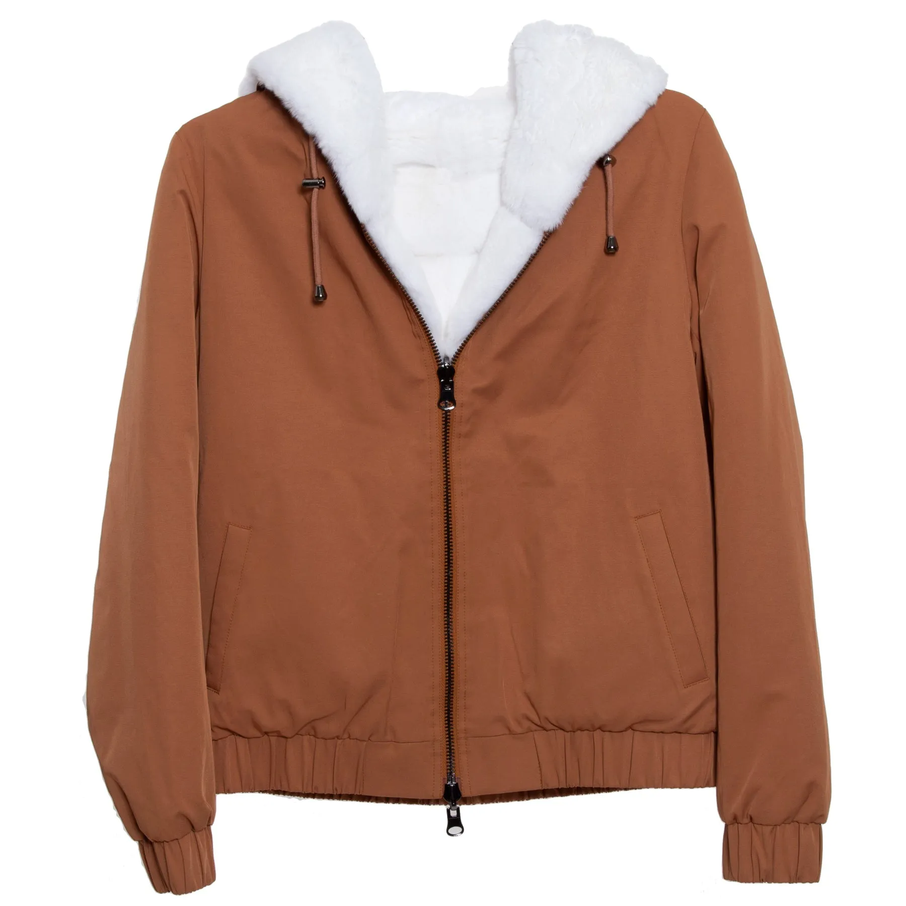 Reversible Rex Bomber Burgundy/White